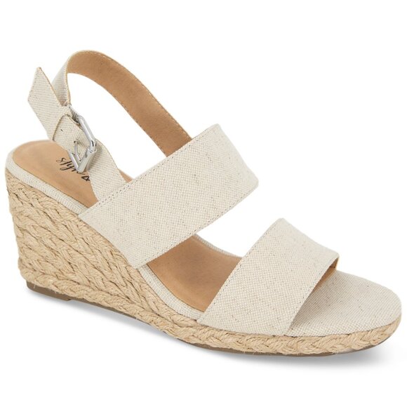 SERENNA Womens Wedge Sandal Open Toe Wedge Sandals - Picture 1 of 9